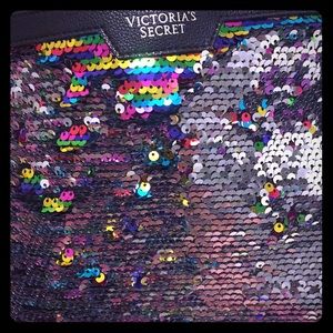 Victoria secret sensory sequin clutch